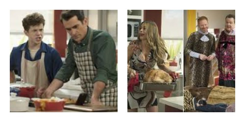 Three turkeys collage