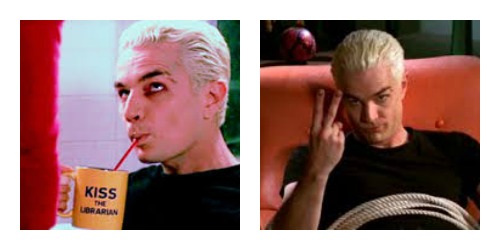 Spike vampire collage