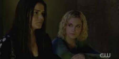The 100 season 7 episode 15 Octavia and Clarke 1